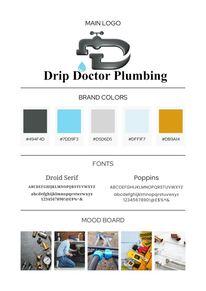 Drip Doctor Plumbing Branding Standard