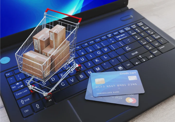 e commerce. buying goods over the Internet. global network. digital store