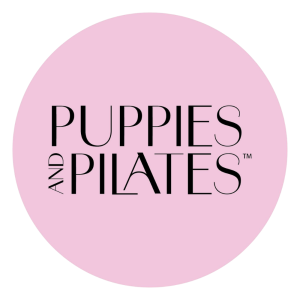 Puppies and Pilates Pink Circle Logo